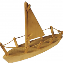 Zabawka drewniana łódka AD108 Podstawowe