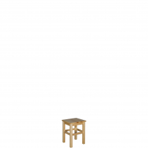 Taboret drewniany sosnowy KT258 Podstawowe