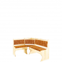 Narożnik kuchenny drewniany sosnowy tapicerowany NR111 Podstawowe