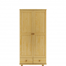 Szafa 2D drewniana sosnowa z szufladami SF122 Podstawowe