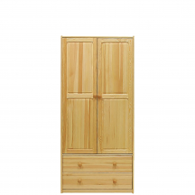 Szafa 2D drewniana sosnowa z szufladami SF111 Podstawowe