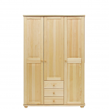 Szafa 3D drewniana sosnowa z szufladami SF101 Podstawowe