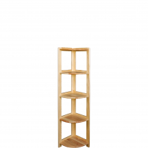 Regał narożny drewniany sosnowy RG133 Podstawowe