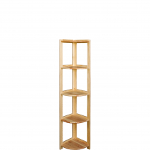 Regał narożny drewniany sosnowy RG132 Podstawowe