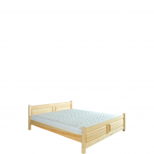 Łóżko drewniane sosnowe 140 x 200 LK115 Podstawowe (1)