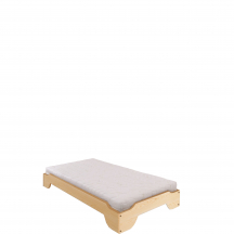 Łóżko sztaplowane drewniane sosnowe 90 x 200 LK138 Podstawowe (1)