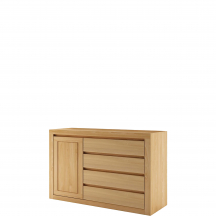 Komoda drewniana bukowa KD408 Podstawowe