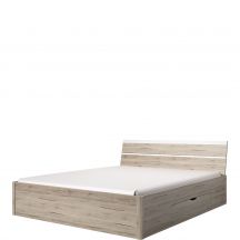 Łóżko 180 x 200 z szufladami San Remo Jasne / Biały 22AE1652 TYP-52 BETA Podstawowe