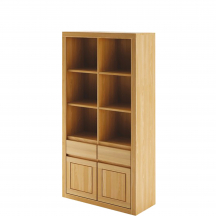 Regał drewniany bukowy KW404 Podstawowe (2)