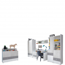 Zestaw mebli młodzieżowych C COMO Podstawowe