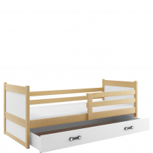 Łóżko dla dziecka drewniane z materacem RICO Sosna Podstawowe (1)