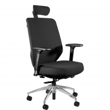 Fotel obrotowy ergonomiczny HERO CZARNY Podstawowe
