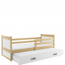 Łóżko 2-osobowe z materacami dla dziecka RICO Sosna Podstawowe (1)