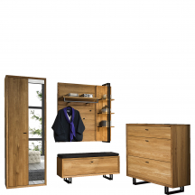 Zestaw mebli do przedpokoju Kombinacja A VIGO GARDEROBA Podstawowe (1)