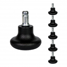 Stopki do foteli obrotowych nylonowe GD-01 5szt Podstawowe