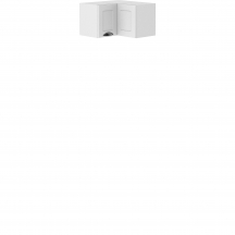 Szafka górna wisząca narożna 2 drzwi WRN36 ADELE Podstawowe (1)