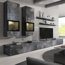 Meblościanka do salonu Schiefer 24B0BM10 TYP-10 BAROS Podstawowe