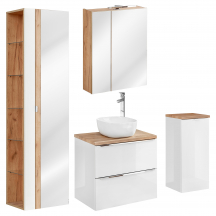 Zestaw mebli do łazienki SET 60 cm CAPRI WHITE Podstawowe