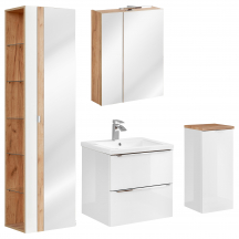 Zestaw mebli do łazienki SET 60 cm CAPRI WHITE Podstawowe