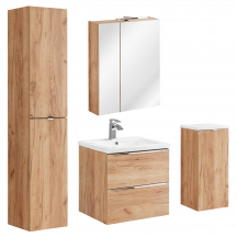 Zestaw mebli do łazienki SET 60 cm CAPRI OAK Podstawowe