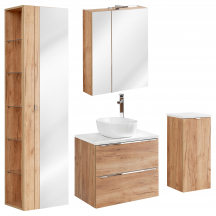 Zestaw mebli do łazienki SET 60 cm CAPRI OAK Podstawowe