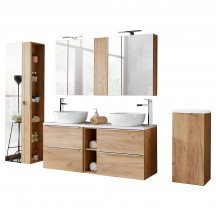 Zestaw mebli do łazienki SET 140 cm CAPRI OAK Podstawowe