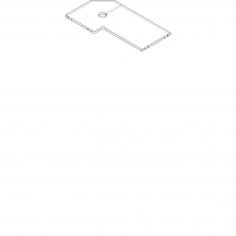Wieniec oświetleniowy Lewy do WRP70x40/61-90 KAMMONO Szkic