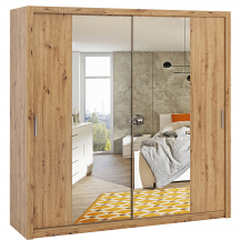 Szafa 220 z lustrem BONO Podstawowe (2)