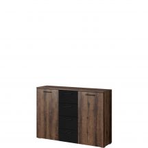 Komoda 2 drzwi 4 szuflady Dąb Monastery 2D4SZ 22ZB1626 TYP-26 BETA Podstawowe