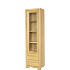 Witryna drewniana dębowa KW351 Prawa CLASSIC Podstawowe