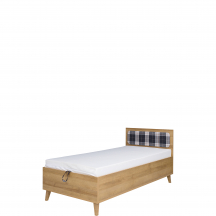 Łóżko 90 x 200 ze stelażem i pojemnikiem M-04 MEMONE Podstawowe