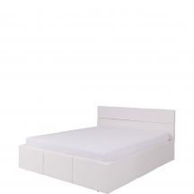 Łóżko tapicerowane 160 x 200 ze stelażem i pojemnikiem C-06 CALABRINI Podstawowe (1)