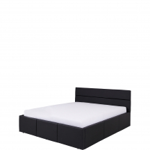 Łóżko tapicerowane 160 x 200 ze stelażem i pojemnikiem C-06 CALABRINI Podstawowe (2)