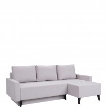 Narożnik z funkcją spania i pojemnikiem OVIEDO GLOSS Prawy Podstawowe