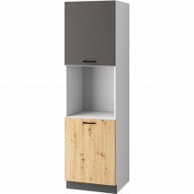 Szafka dolna wysoka słupek pod zabudowę piekarnika D60PK/2133 CLARA Podstawowe