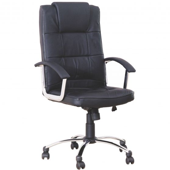 Fotel obrotowy gabinetowy skórzany DALTON Podstawowe