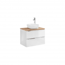 Szafka z blatem i umywalką nablatową 821B CAPRI WHITE Podstawowe