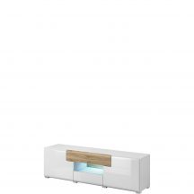 Mała szafka RTV pod telewizor Biały Połysk / San Remo 2494DW41 TYP-41 TOLEDO Podstawowe