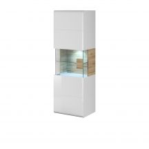 Witryna wisząca Biały Połysk / San Remo 2494DW07 TYP-07 TOLEDO Podstawowe