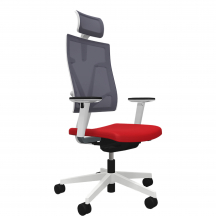 Fotel obrotowy biurowy 4ME-MESH-W-HRMA-SOFT-SEAT-ESP Podstawowe (1)