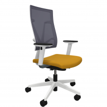 Fotel obrotowy biurowy 4ME-MESH-W-SOFT-SEAT-SFB1 Podstawowe (1)