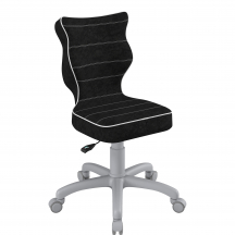 Fotel obrotowy dziecięcy PETIT SZARY Podstawowe (1)