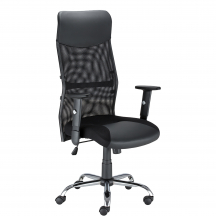 Fotel obrotowy biurowy W-03 HIT R CZARNY CR SH ECOSKÓRA Podstawowe