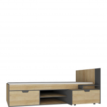 Łóżko 90 x 200 NA13 NANO DĄB RIVIERA Podstawowe