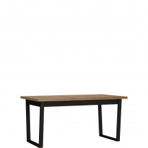 Stół rozkładany 160-240x90 MWST04 Dąb Catania / Czarna Perła Podstawowe