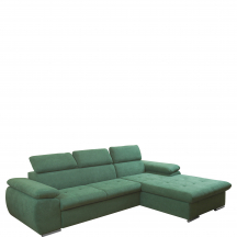 Narożnik z funkcją spania i pojemnikiem TRINO Prawy Podstawowe