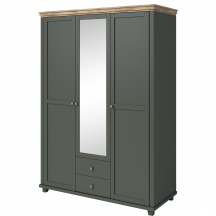 Szafa trzydrzwiowa z lustrem 154 cm 24ZRJU19 TYP-19 EVORA SYPIALNIA Podstawowe