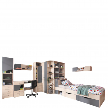 Zestaw mebli młodzieżowych A DELTA Podstawowe