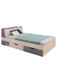 Łóżko 120x200 DL15 DELTA Podstawowe