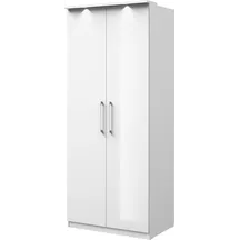 Szafa dwudrzwiowa 90 cm biała 2497KL18 TYP-18 OPTIMA Podstawowe